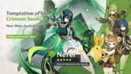 Nefer's official banner in Genshin Impact's version Luna II (Image via HoYoverse)